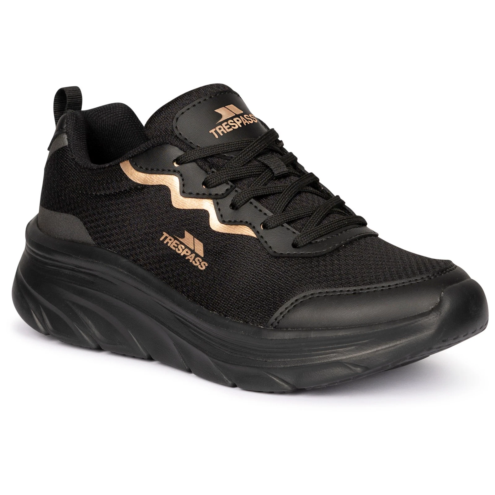 Trespass Womens Active Lightweight Trainer Cushioned Collar Moulded Footbed Ave