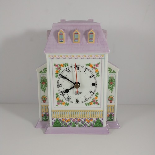 Vintage 1994 Lenox Spice Village Clock Victorian Style Porcelain Not Working