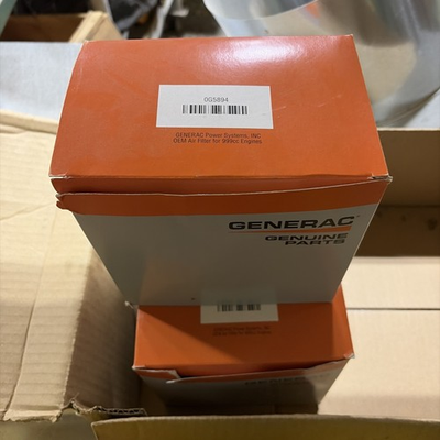#ad Genuine Parts Generac 0G5894 Air Cleaner Filter Element for 999cc engines $17.50