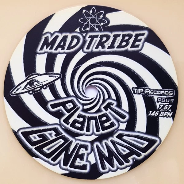Mad Tribe – Planet Gone Mad - Super Rare vinyl - TIP Records - Psytrance Foto 3 de 4