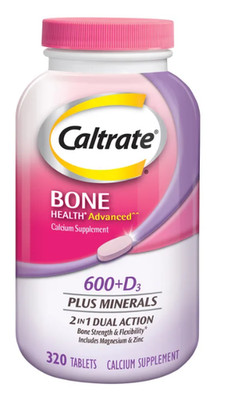 Caltrate Calcium 600 + D3 Mineral Komplett 320 Tabletten Magnesium Zink