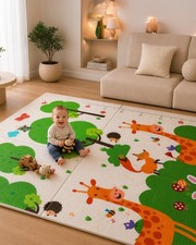 Kidoola Baby Play Mat Reversible Thick Floor Mats for Children Toddlers Babies