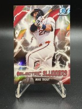 2026 BOWMAN CHROME ELECTRIC SLUGGERS ES25 MIKE TROUT ANGELS