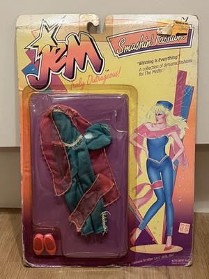 Vintage JEM Truly Outrageous Smashin 'Fashions Mädchen Outfit Brandneu in Verpackung