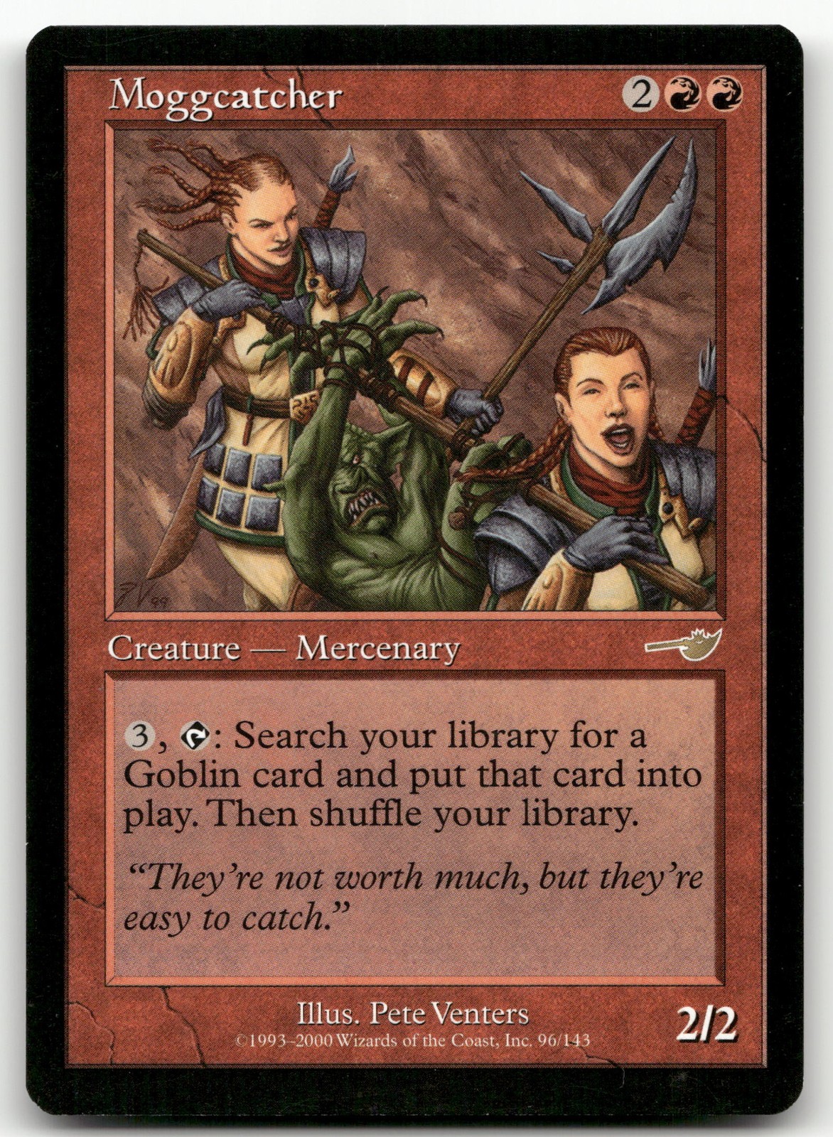 Moggcatcher #96 (NM) Nemesis NMS Magic MTG
