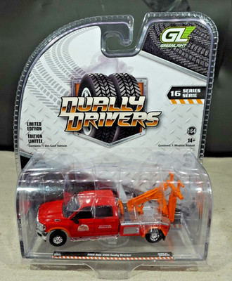 Greenlight Dually Drivers 2022 RAM 3500 Dually Wrecker 1/64