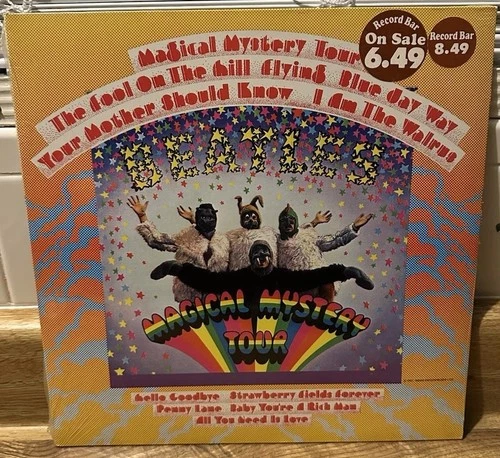 Sealed Beatles Magical Mystery Tour SMAL-2835 Capitol LP Vintage Record Bar