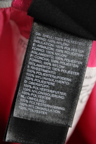 The North Face Girls Zipper Fly Wide Leg Snow Pants Bright Pink Size XL 18 - Picture 5 of 6