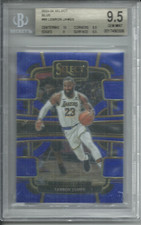LEBRON JAMES 2023-2024 PANINI SELECT BLUE #66~~~BGS GEM MINT 9.5!!!!LAKERS!!!