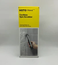 HOTO Wand Cordless Spin Scrubber Kit 12-Piece | IPX7 Waterproof Cleaning Tool