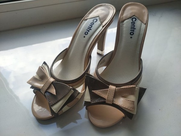 Women Heels Brown 36.5