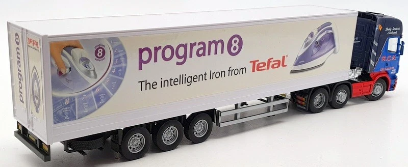 Camión modelo Cararama escala 1/50 569-019 - Scania Topline Truck - azul Foto 2 de 4