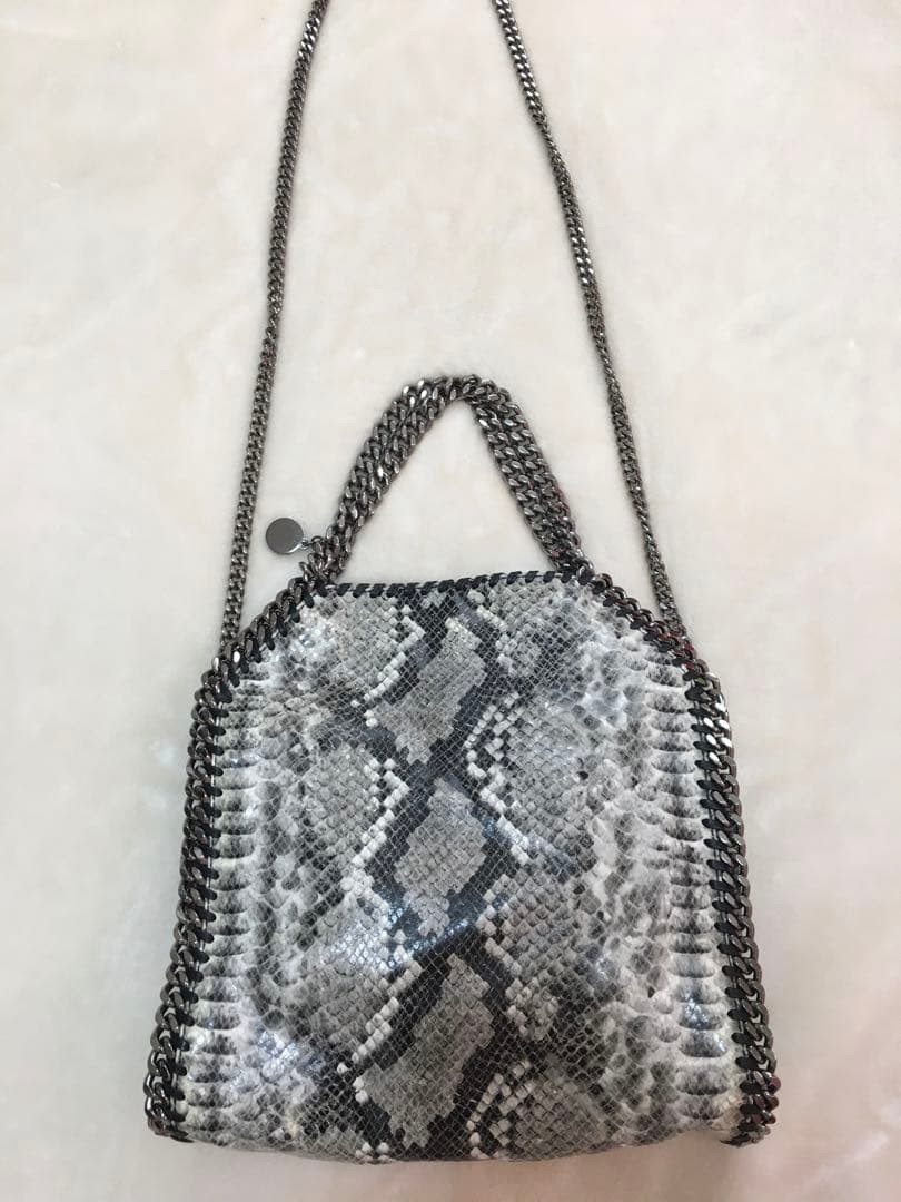 Stella McCartney Falabella Mini Python print Tote… - image 1