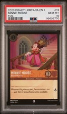 PSA 10 💎 Minnie Mouse Beloved Princess 13/204 First Chapter FOIL 2023 Lorcana