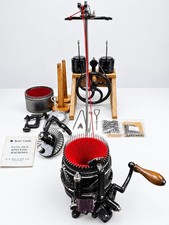 CSM Creelman Money Maker Sock Knitting Machine 54/72 Cylinders Ribber 36 TESTED