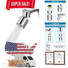 NSF/ANSI/CAN 61 Certified Faucet Aerator, CUPC Certification 360 Twist Kitch...