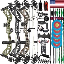 Archery Compound Bow Set 30-70LB Adjustable for Hunting Target Right Hand 310FPS