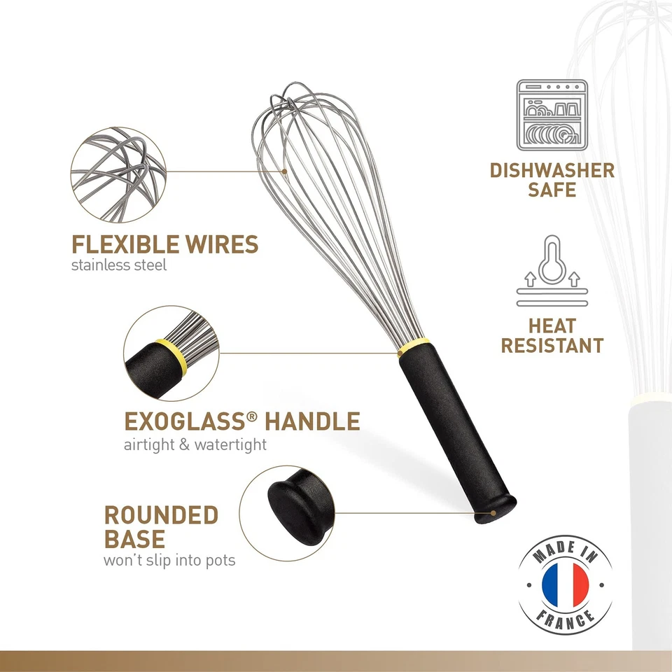 Matfer Bourgeat Whisk w/Exoglass® Handle, 12" 12-Inch - Image 2 of 4