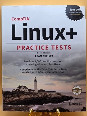 CompTIA Linux+ Practice Tests: Exam - Paperback, by Suehring Steve - Small Tear