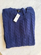 TALBOTS Blue-violet Sweater New With Tags, Size Small Regular Long Sleeve