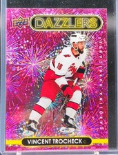 21-22 UPPER DECK SERIES 2 DAZZLERS PINK VINCENT TROCHECK SSP!!