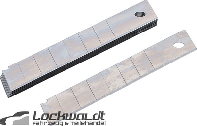 BGS replacement blades set 18 mm 10 pcs cutter utility knife art. 7970 7958 7955