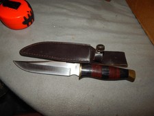 Vintage? Boker Magnum Fixed Blade Knife & Sheath Estate Find