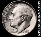 1955 Roosevelt Dime- Silver- Choice Gem Brilliant Uncirculated Luster #J7134