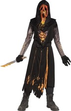Scorched Ghost Face Costume Child