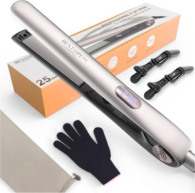 BESTOPE PRO 2in1 Glätteisen Antistatisches Locken und Glätteisen/*B-Ware /