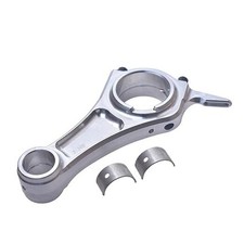 Billet Aluminum Connecting Rod 3.308" For Predator 212cc Engine Go silver