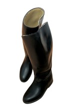 Aigle Coupe Saumur Gummi lange Reitstiefel Größe UK 4 EU 37