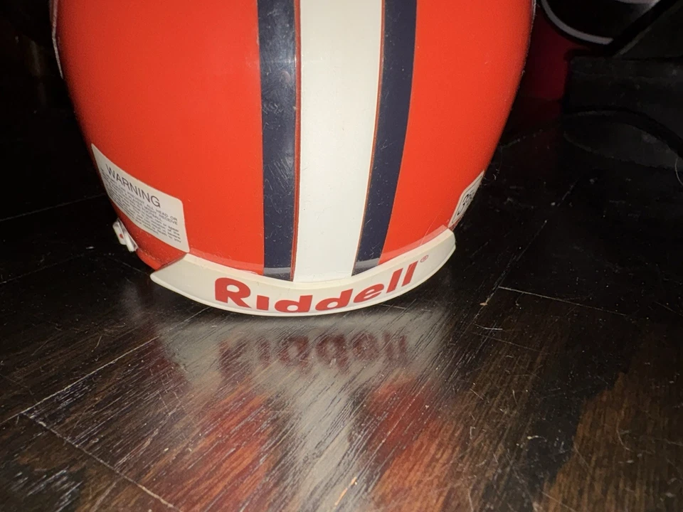 SIN CAJA Clemson Tigers Riddell Speed Mini Casco de Fútbol *El casco está bien Foto 2 de 3