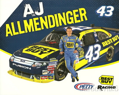 2010 AJ Allmendinger Best Buy Ford Fusion NASCAR Sprint Cup Hero