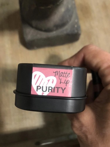Nudestix Intense Matte Purity Lip + Cheek Pencil Plus Sharpener New In Tin Case - Picture 3 of 3