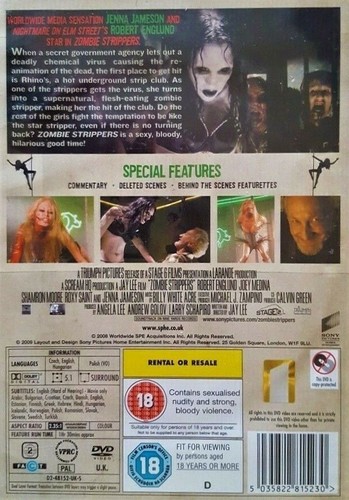 Zombie Strippers NEW UK DVD 2008Jenna Jameson,Robert Englund5035822815230Jay Lee - Picture 5 of 6