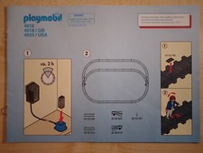 Playmobil Instrukcja budowy 4016, 4018 /GB, 4020 /USA, RC Kolej A5,12 stron
