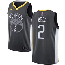 [877205-066] Mens Nike NBA GS Warriors Jordan Bell Statement Swingman Jersey