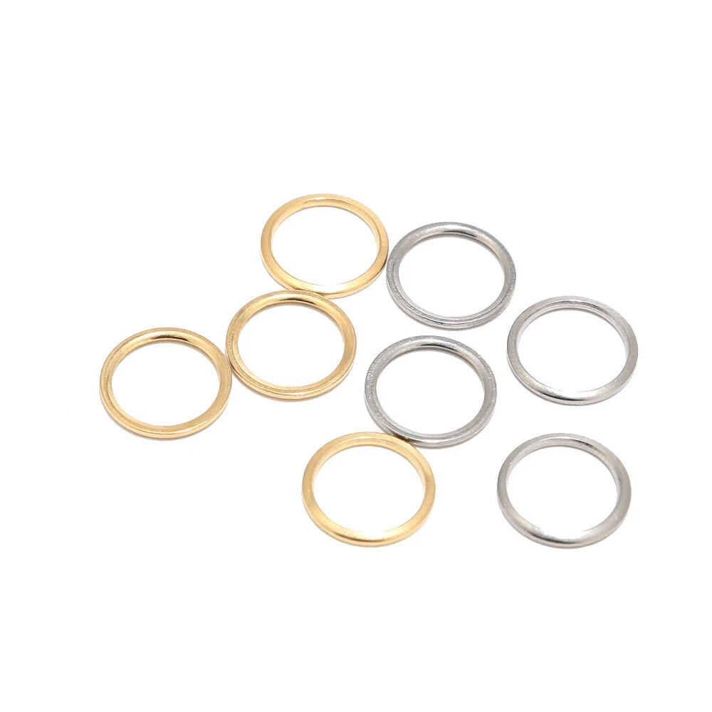 100pcs Gold-plate Stainless Steel Open Jump Rings For Jewelry Making DIY  Jump Ring For Jewelry Materials Crafts Accessories Bulk