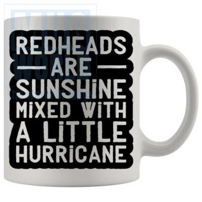 Rothaarige sind Sonnenschein Tasse Handarbeit Geschenke zum Geburtstag Weihnachten Freunde Familie...