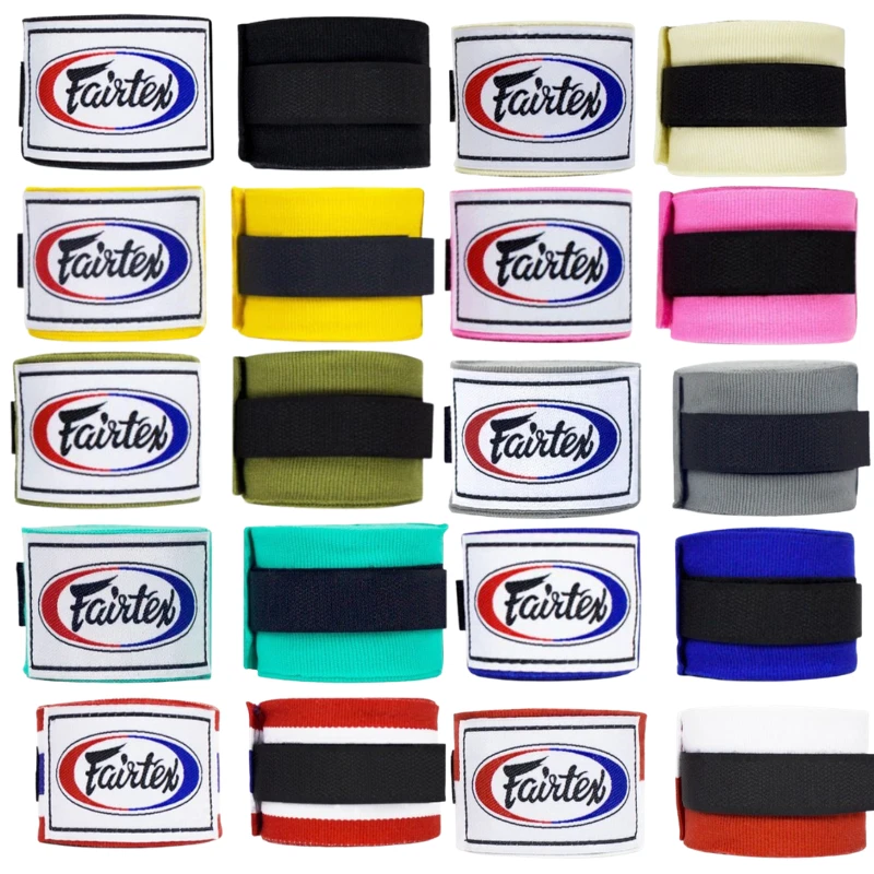 Fairtex Hw2 Elastic Cotton Hand Wraps Length 180" Mma Boxing Full Muay Thai 1 P - Picture 1 of 39