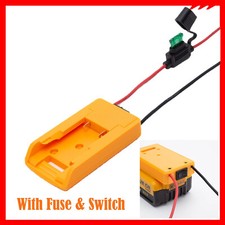 Power Wheels Adapter w/Fuse For Dewalt 20V/60V Lithium Battery DIY Robotics CN