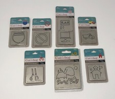 Cuttlebug Cutting Die 7x Lot Provo Craft Dog/Cake/Scissors/School House/Truck