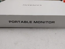 CAPERAVE Black Gaming Portable Monitor For Laptop With Manual 15.6 Inch