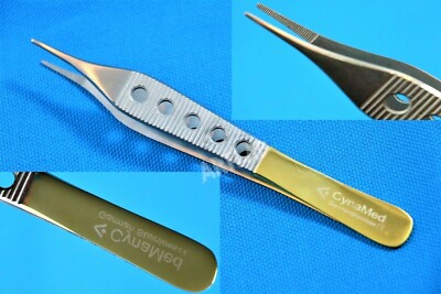 1 German Adson Dressing Forceps Surgical Thumb Tweezers Serrated Tip Instruments