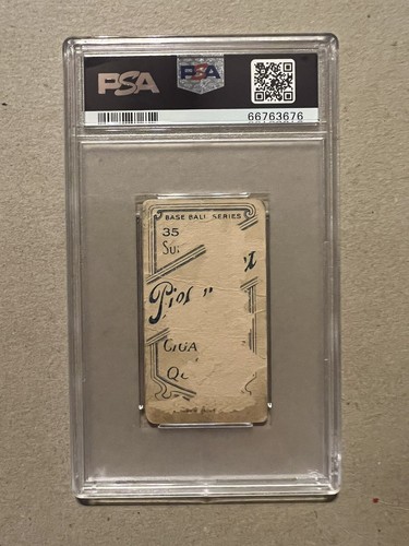 1909-11 T206 STONEY MCGLYNN PSA 1 PR PIEDMONT 350 MILWAUKEE - Picture 2 of 2