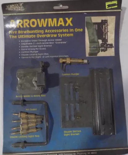 Game Tracker Arrow Max Overdraw  Bow Sight 