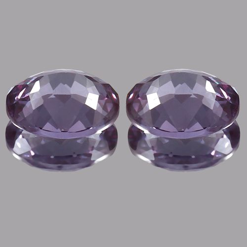 10x8 MM AAA Natural Brazilian Alexandrite Oval Loose Gemstone Cut Matching Pair - Picture 4 of 4