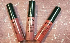 3X NYX Soft Matte Lip Cream in 3 Different colors  & Make up bag 