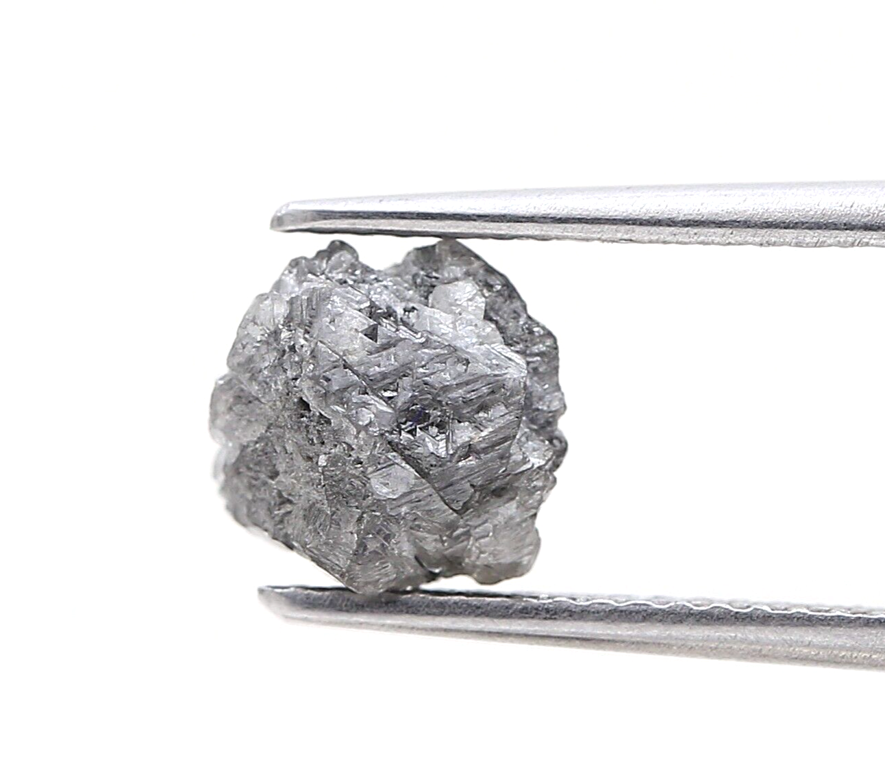 Naturel Diamant 1.36TCW Marron Gris Scintillant Irrégulier Forme Pour